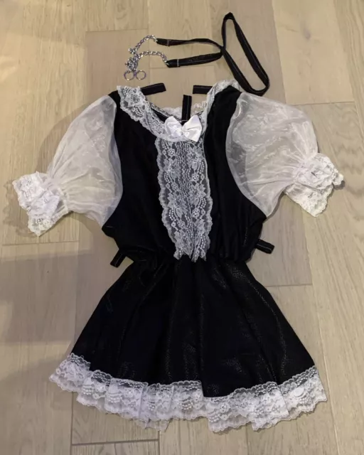 Sissy French Maid Outfit Fetish Male Or Female Lockable