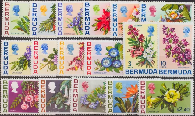 Bermudas. ** MNH Yvert 243/59. 1970. Serie completa. MAGNIFICA. Yvert 2011: 48,