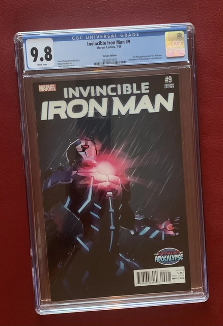 Invincible Iron Man 9 Cgc 9.8 First Riri Williams Turcotte Variant