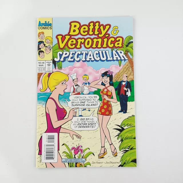 Betty & Veronica Spectacular #46 NM Rare Beach Survivor Cover 2001 Archie Comics