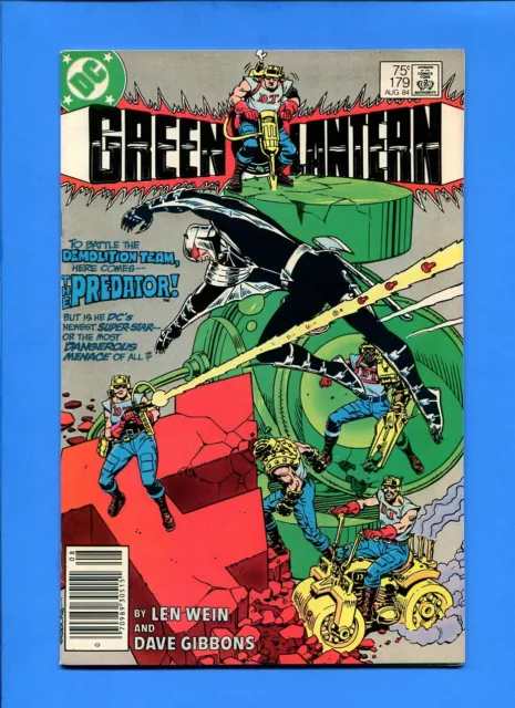 Green Lantern #179 Demolition Team! The Predator DC Comics Aug 1984 Dave Gibbons