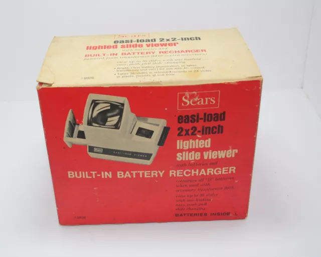Vintage Sears Slide Viewer in Original Box
