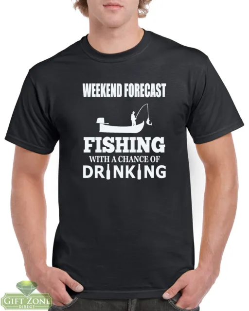 T-shirt divertente regalo pesca con la possibilità di bere