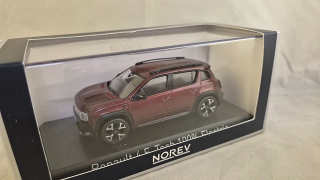Modèle Réduit Renault 4 E-Tech 2025 Rouge Carmin Par NOREV, échelle 1/43, Neuf