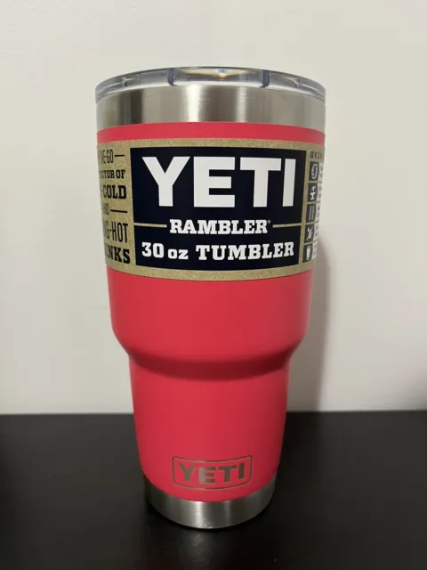 Yeti Rambler Stainless Steel, Vacuum Insulated Tumbler 30oz - Bimini Pink