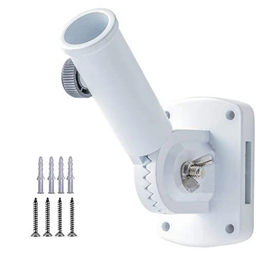hogardeck Flag Pole Holder Flagpole Bracket, Multi-Position Mounting Bracket ...