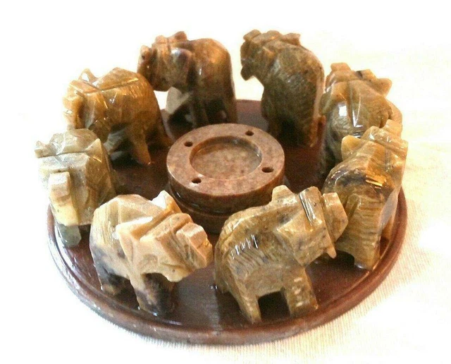 Statuetta Coccodrillo In Pietra Ollare Grezza - 10 Cm, Da Lavorare Con Raspa, Per Bambini E Hobby - Foto 5