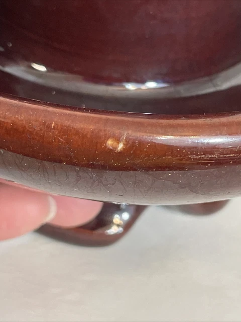 Vintage LARGE Brown Porcelain High Voltage Power Line Insulator-Unbranded 11