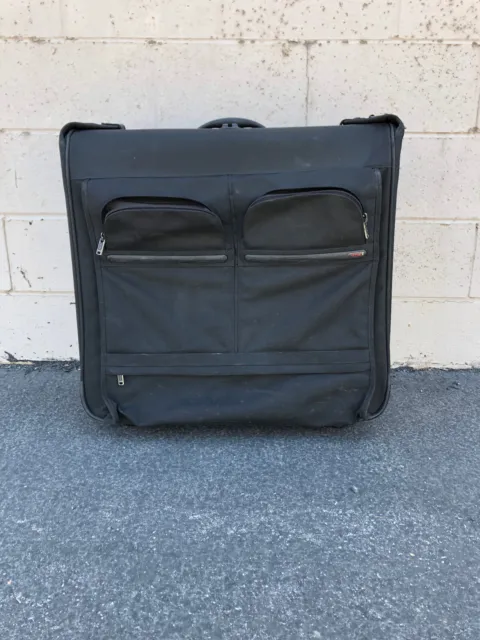 Tumi Alpha  Nylon 2 Wheeled Large Rolling Garment Luggage Bag 22032D Black
