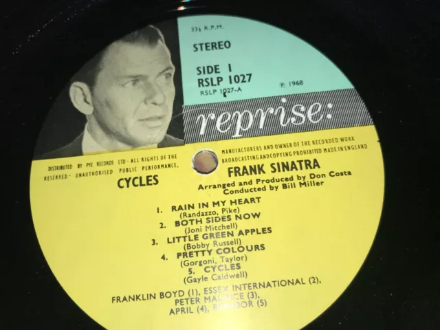 Frank Sinatra - Cycles (Reprise Records) LP