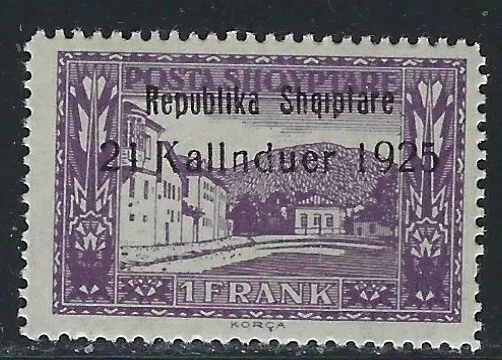 Albania 177 MNH 1925 overprint (fe4990)