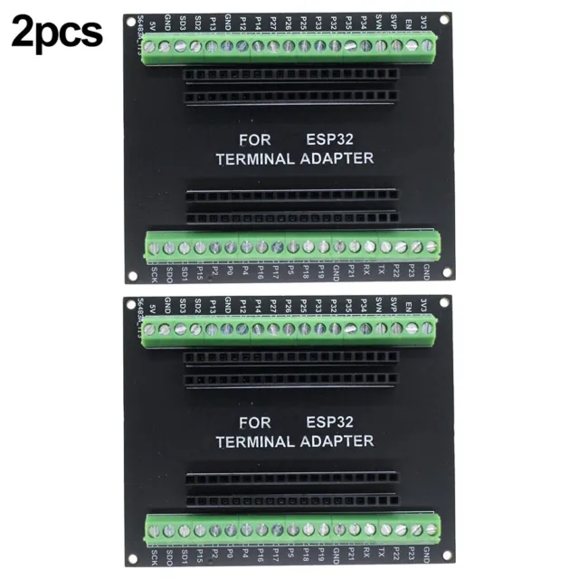 Nero 38 pin per scheda breakout ESP32 2 unità per scheda di sviluppo ESP32