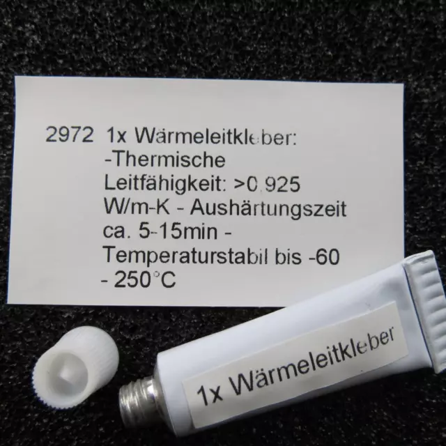 Wärmeleitkleber 5g Kleber CPU IC LED RAM Paste Wärmeleitfähig Kühlkörper Thermal