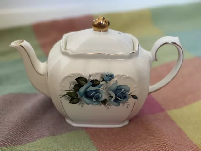 Sadler England Teapot Blue Rose