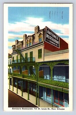 Antoines Restaurant 713 St Louis St New Orleans Postcard Ay