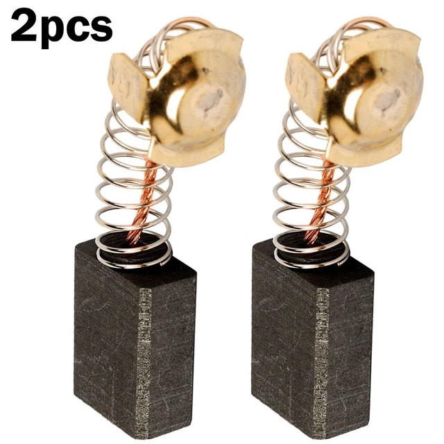 Améliorez votre moteur avec 2 pièces de remplacement brosse en carbone 18 mm x