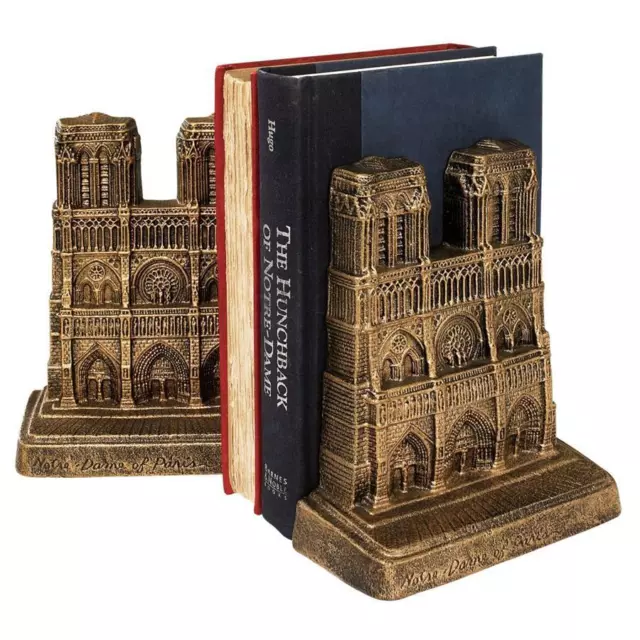 Design Toscano Notre Dame of Paris Sculptural Bookends