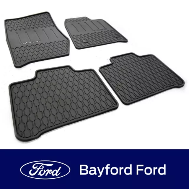Rubber Floor Mats Genuine Ford Rubber Water Proof Territory Sz - Full Set Of 4
