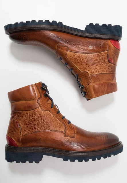Melvin & Hamilton Herren Stiefel # Trevor 25 # Cognac # Gr. 42 # Ovp # Neu