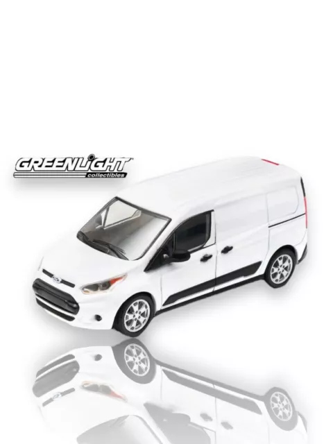 GREENLIGHT-GREEN86044-FORD Transit Connect 2014 weiß-1/43