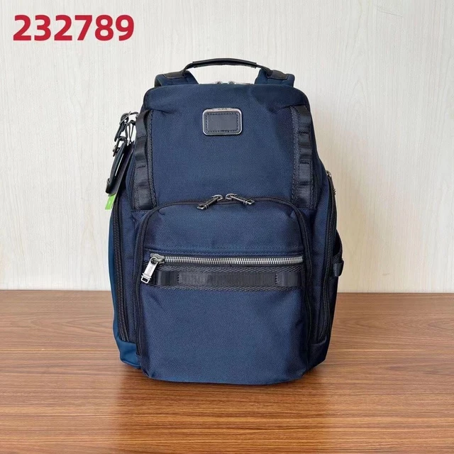 Tumi Alpha Bravo Navigation Backpack Navy 232793 ballistic nylon 40.5 x 35.5 cm