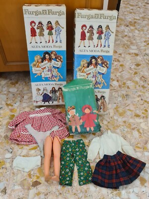 Furga Lotto 3 paia scarpe  per mini furga alta moda anni 60 