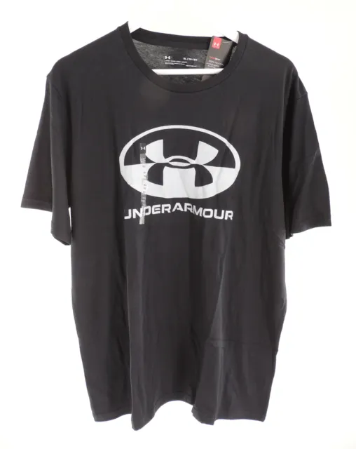 Under Armour Black T-Shirt with Logo - Size XL