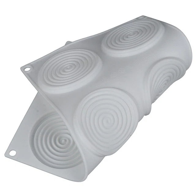 Stampo da forno in silicone repellente per zanzare a spirale 6 cavità LM❤