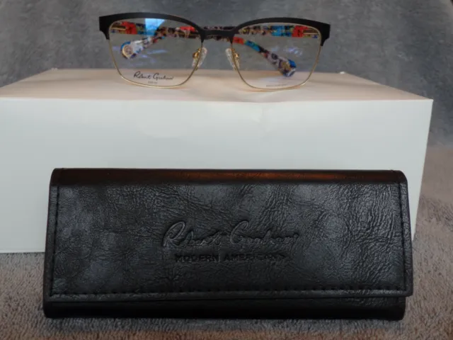 - New Men's Robert Graham Eyeglass Frame Arturo Black Metal 54-17-145