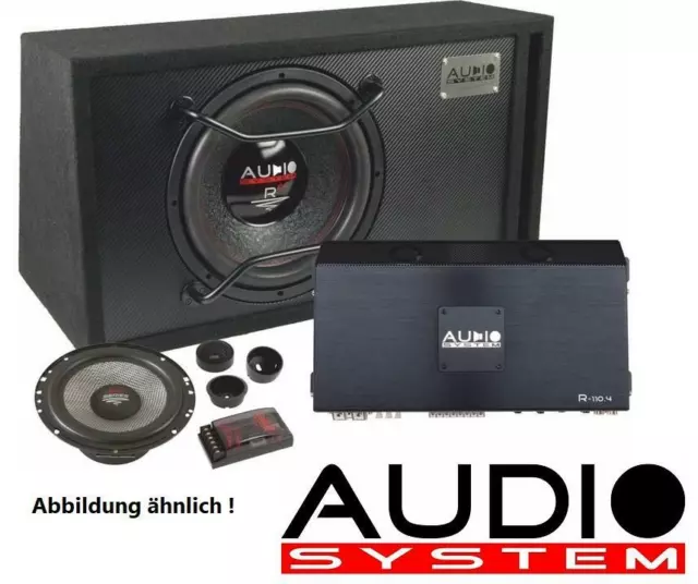 Système Audio Radion Série Evo Kit R165 : Amplificateur + Sub 10 "+ Lautsprecher