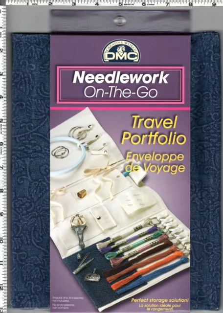 DMC Needlework On-The-Go Travel Portfolio Holds Needlecraft Supplies U1545