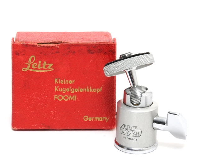 Leitz FOOMI Leica Ball and Socket head small tripod head boxed 1939