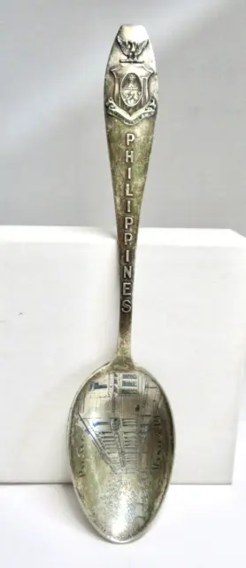 Philippines Sterling Silver Souvenir Spoon - 5.5"