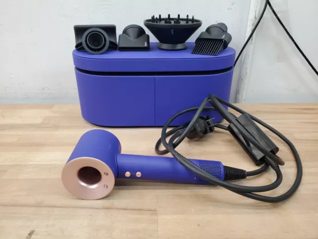 Supersonic Hair Dryer Vinca Blue/Rose - wide 6