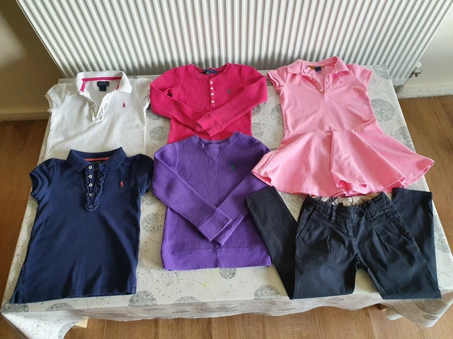 Pacchetto Vestiti Ragazze 5 Anni Ralph Lauren,Burberry