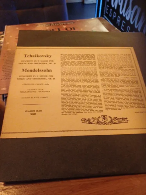 Classic Club Philharmonic Orchestra - Tchaikovsky-Violin Concerto - Vinyl Lp