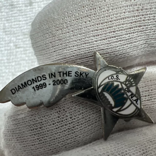 L.O.S. Of N.A Alumni Fraternity 2000 Diamonds In The Sky Pin Badge