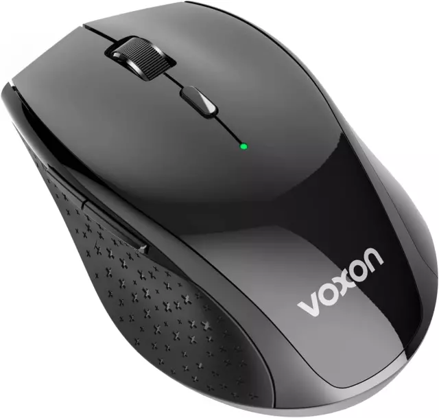 VOXON 4800DPI Bluetooth Mouse,High Definition Full Size Wireless Mouse For Large