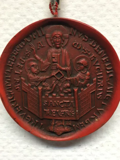 Stadtsiegel von Trier Dominus benedicat et Urbem Trevericam Plebem Ø 12,4 cm 2