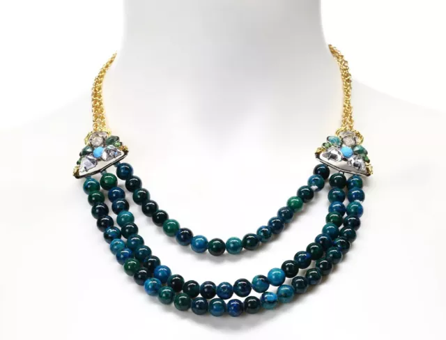 ALEXIS BITTAR Multi-Strand Chrysocolla Necklace 135157