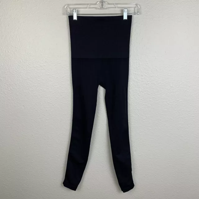 Belly Bandit Mother Tucker Leggings XS Black Gray Smarter Shapewear Compression