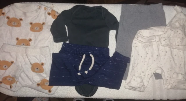 Baby Boy Age 0 To 3 Months Clothes Bundle Good Quality And Condition 7 Items