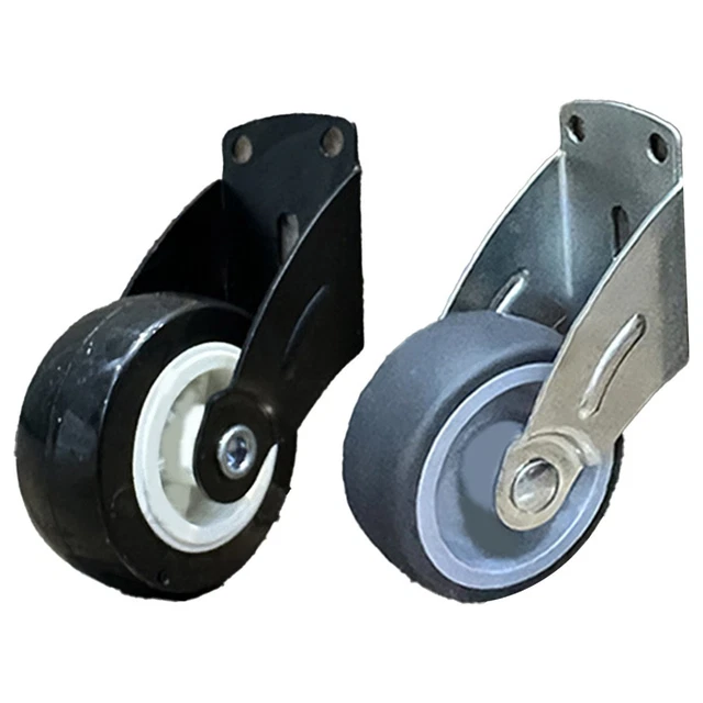 Roue De Support Pour Bas De Porte - En Acier Et Caoutchouc - Hauteur Réglable - Charge Max 600 Kg - Antirouille Et Silencieuse - Pour Meubles Et Armoires