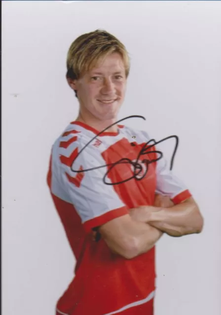 Football  Photo  Franck  Signorino Stade De Reims   Signature Originale