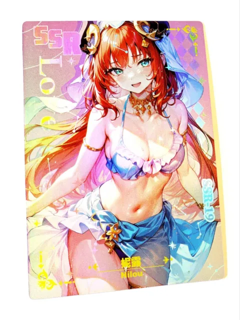 Goddess Story Waifu Card TCG | Nilou - Genshin Impact | SSR-19 [ Love Diary ]