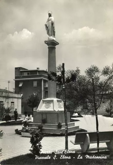 Cartolina Sardegna Quartu S.E. Piazzale S. Elena Viaggiata Anno 1952