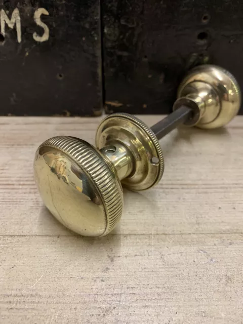 Matte Gold Clam Shell Cup Handle and Matching Drawer Knob/edwardian Style  Cup Shaped Cabinet Pull and Door Knob/vintage Gold Door Handles 