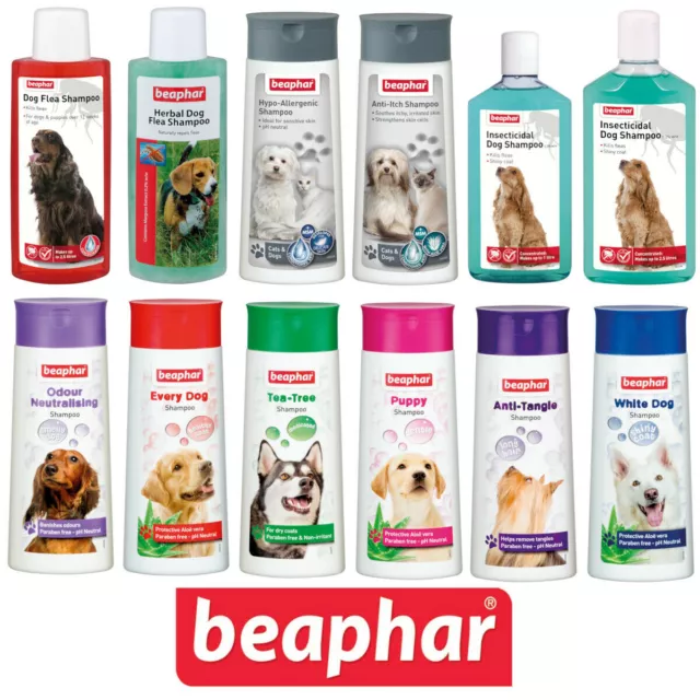 Beaphar Dog Shampoo Grooming Anti Tangle Tea Tree Health Care Itch Hypo 250ml