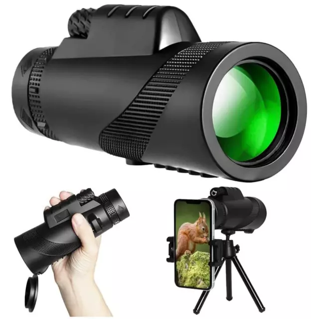 Monocular Telescope 80x100 Zoom HD BAK-4 Portable Powerful Binoculars Day/Night√