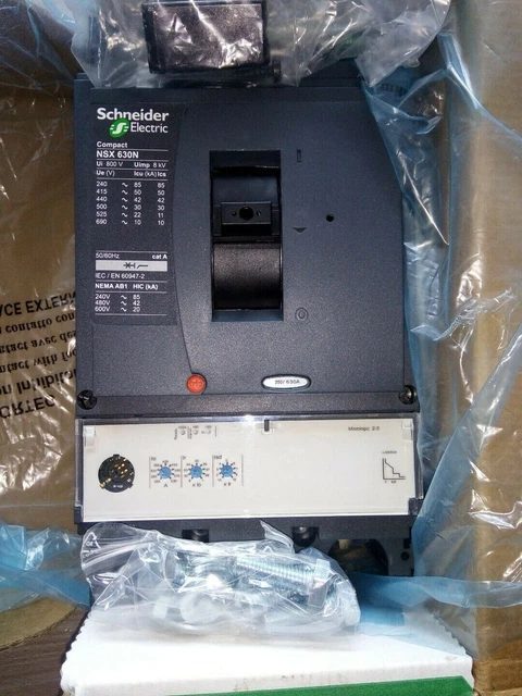 DISJONCTEUR COMPACT NSX 630N 3p 630A 3D 2,3 micrologic Schneider ...